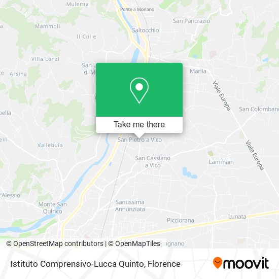 Istituto Comprensivo-Lucca Quinto map