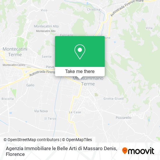 Agenzia Immobiliare le Belle Arti di Massaro Denis map