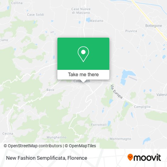 New Fashion Semplificata map