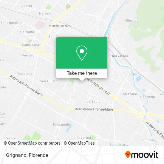Grignano map