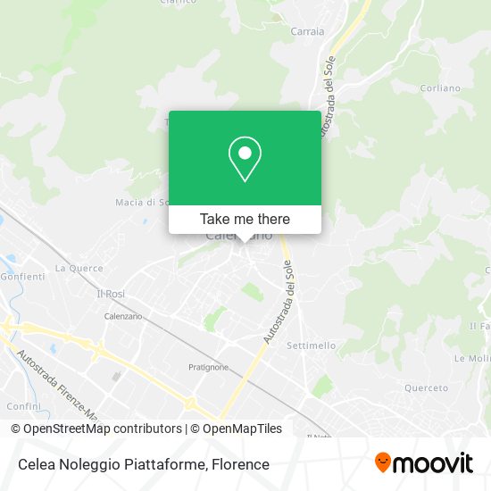 Celea Noleggio Piattaforme map