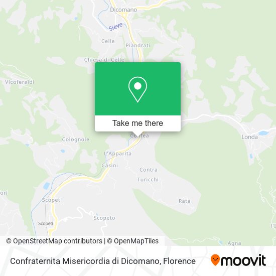 Confraternita Misericordia di Dicomano map