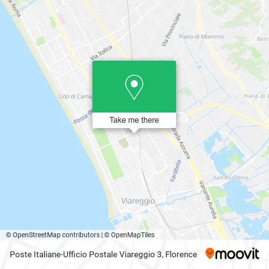 Poste Italiane-Ufficio Postale Viareggio 3 map