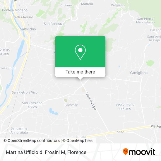 Martina Ufficio di Frosini M map