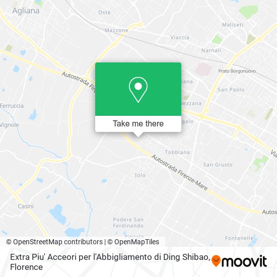 Extra Piu' Acceori per l'Abbigliamento di Ding Shibao map