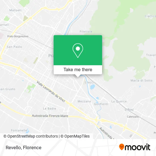 Revello map