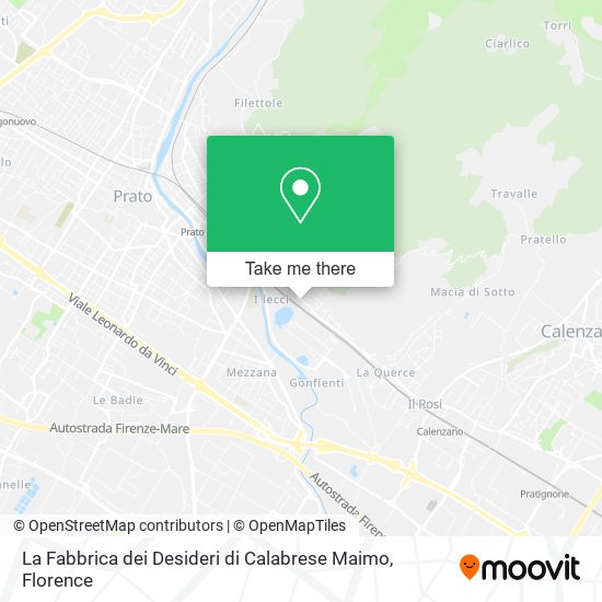 La Fabbrica dei Desideri di Calabrese Maimo map
