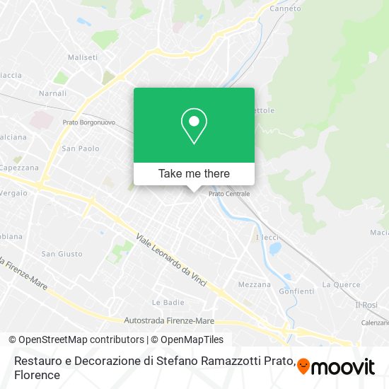 Restauro e Decorazione di Stefano Ramazzotti Prato map