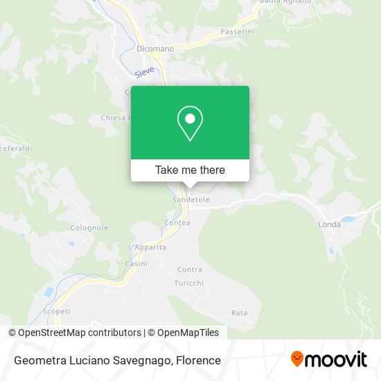 Geometra Luciano Savegnago map