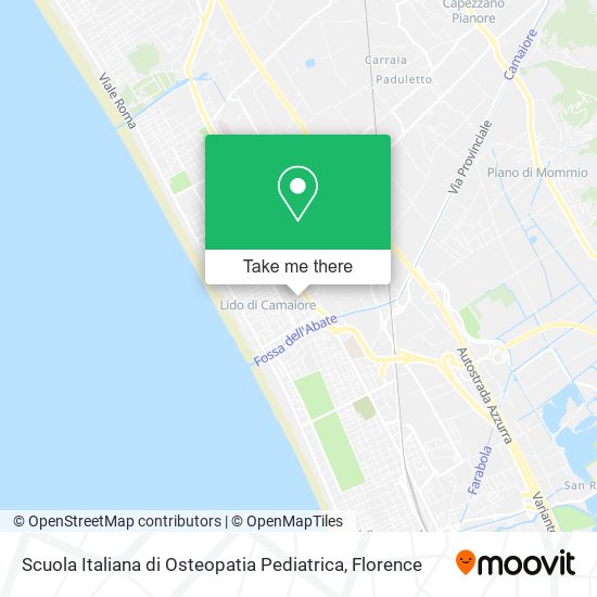 Scuola Italiana di Osteopatia Pediatrica map