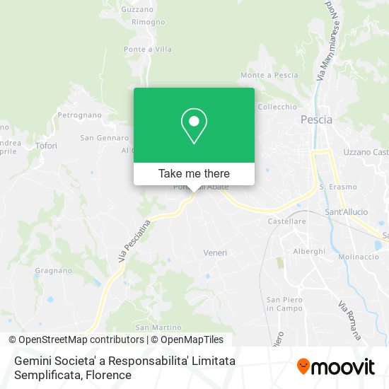 Gemini Societa' a Responsabilita' Limitata Semplificata map