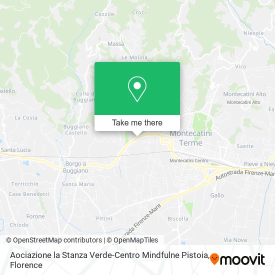 Aociazione la Stanza Verde-Centro Mindfulne Pistoia map