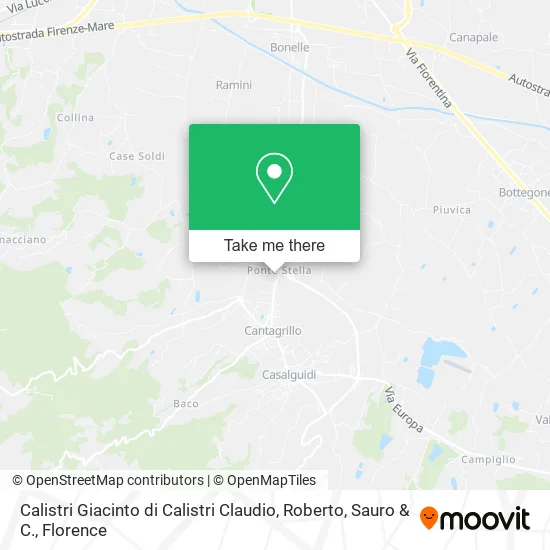 Calistri Giacinto di Calistri Claudio, Roberto, Sauro & C. map