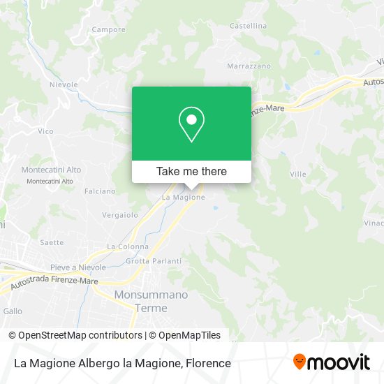 La Magione Albergo la Magione map