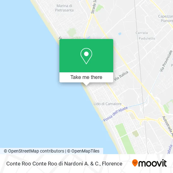 Conte Roo Conte Roo di Nardoni A. & C. map