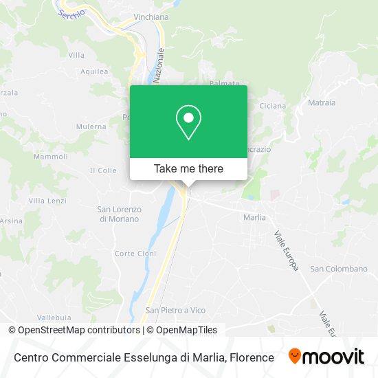 Centro Commerciale Esselunga di Marlia map