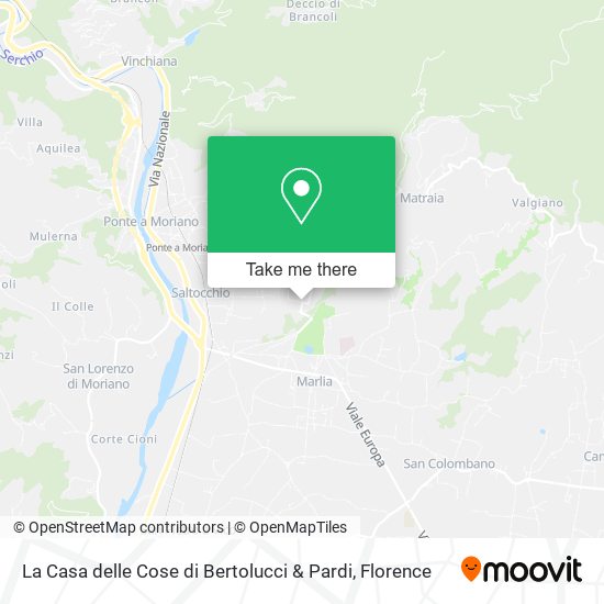 La Casa delle Cose di Bertolucci & Pardi map