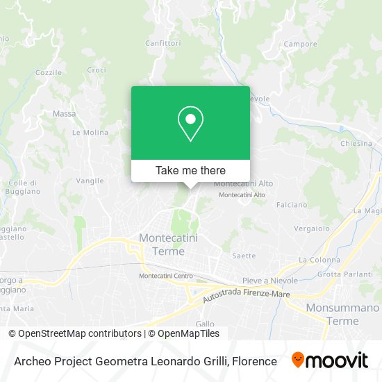 Archeo Project Geometra Leonardo Grilli map