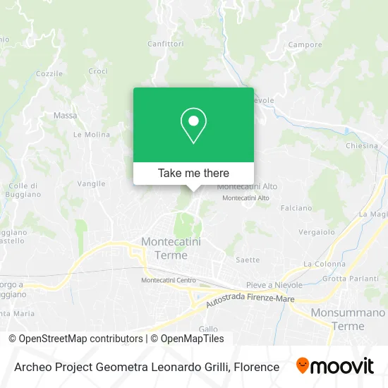 Archeo Project Surveyor Leonardo Grilli map