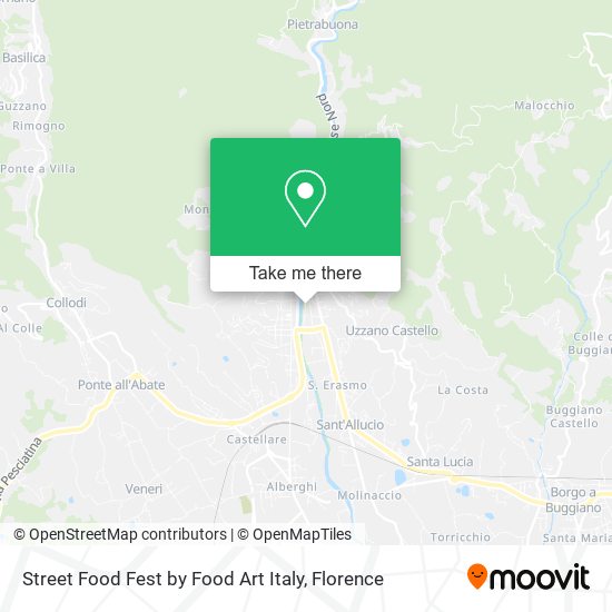 Street Food Fest by Food Art Italy map