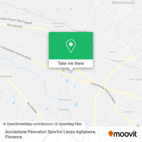 Aociazione Pescatori Sportivi Lenza Aglianese map