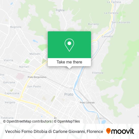 Vecchio Forno Ditobia di Carlone Giovanni map