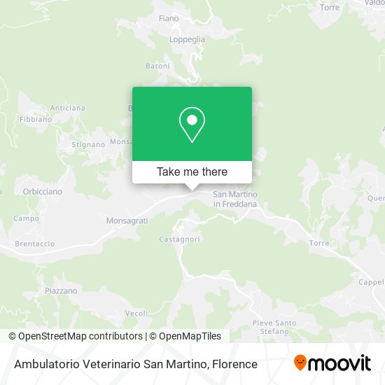 Ambulatorio Veterinario San Martino map