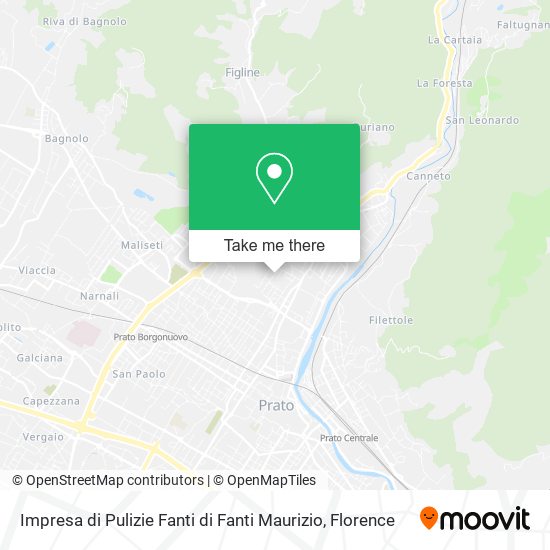 Impresa di Pulizie Fanti di Fanti Maurizio map