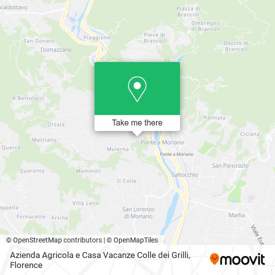 Azienda Agricola e Casa Vacanze Colle dei Grilli map