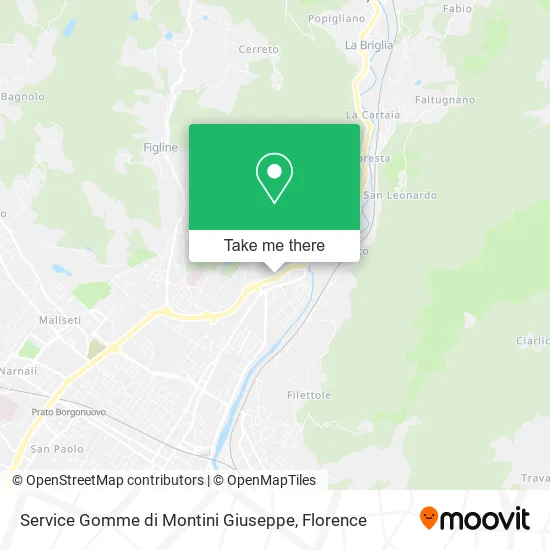 Service Gomme di Montini Giuseppe map
