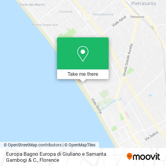 Europa Bagno Europa di Giuliano e Samanta Gambogi & C. map