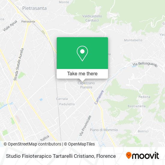 Studio Fisioterapico Tartarelli Cristiano map