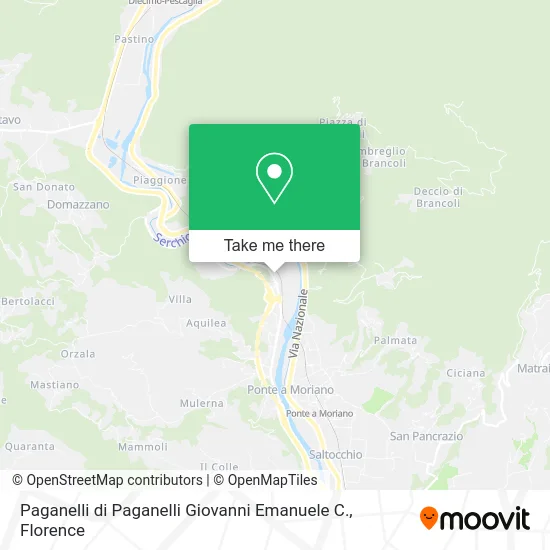 Paganelli of Paganelli Giovanni Emanuele Company map