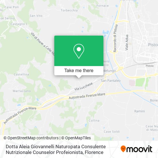 Dotta Aleia Giovannelli Naturopata Consulente Nutrizionale Counselor Profeionista map