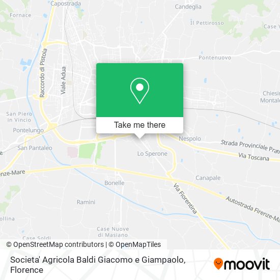 Societa' Agricola Baldi Giacomo e Giampaolo map