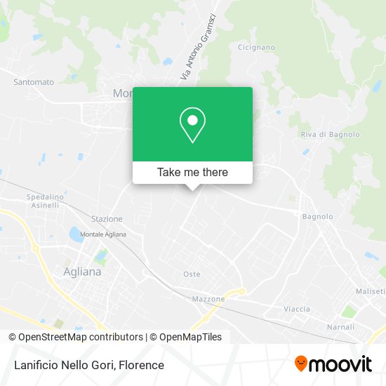 Lanificio Nello Gori map