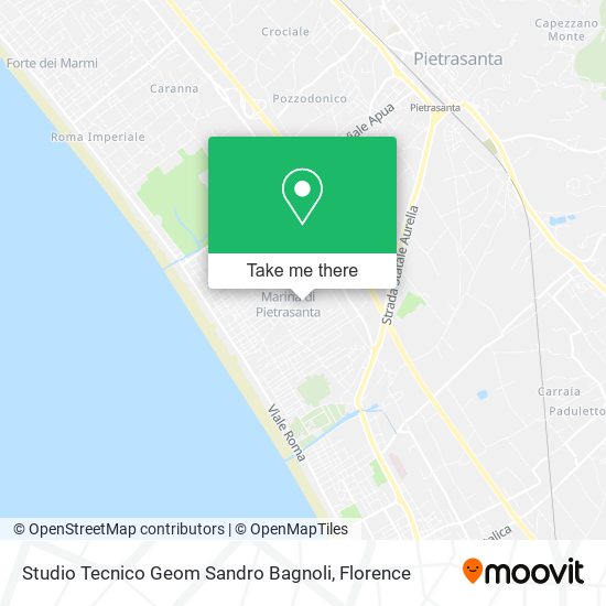 Studio Tecnico Geom Sandro Bagnoli map