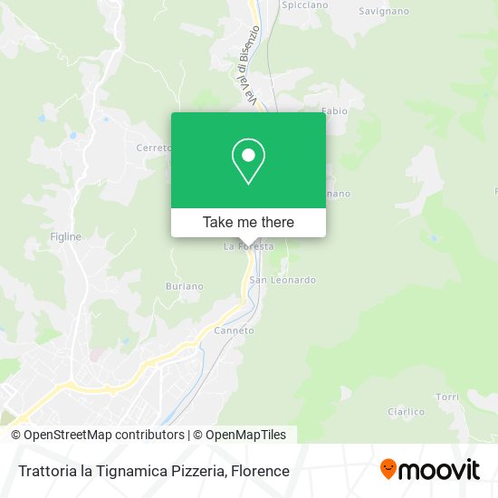 Trattoria la Tignamica Pizzeria map
