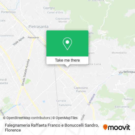 Falegnameria Raffaeta Franco e Bonuccelli Sandro map