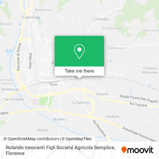 Rolando Innocenti Figli Societa' Agricola Semplice map