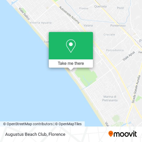 Augustus Beach Club map