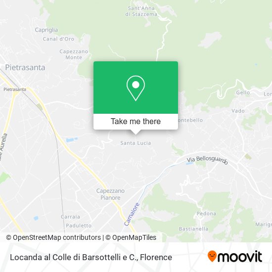 Locanda al Colle di Barsottelli e C. map