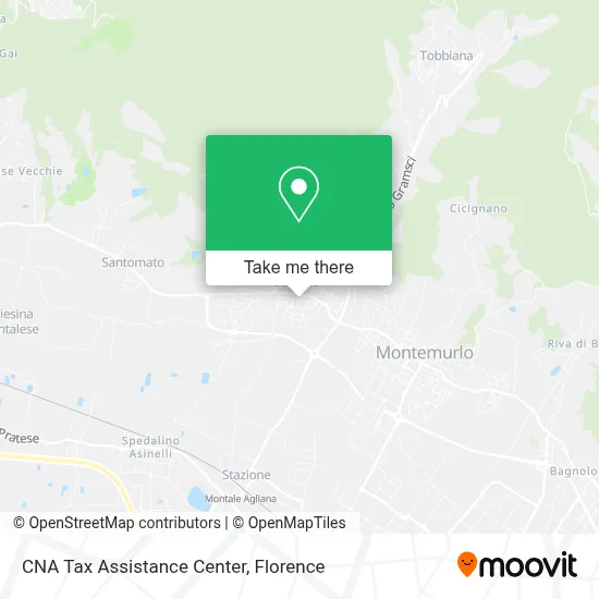 CNA Tax Assistance Center map
