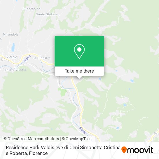 Residence Park Valdisieve di Ceni Simonetta Cristina e Roberta map