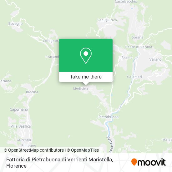 Fattoria di Pietrabuona di Verrienti Maristella map