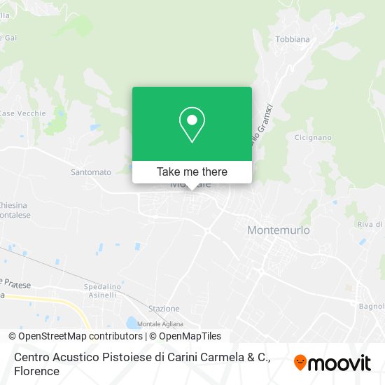 Centro Acustico Pistoiese di Carini Carmela & C. map