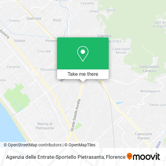 Agenzia delle Entrate-Sportello Pietrasanta map