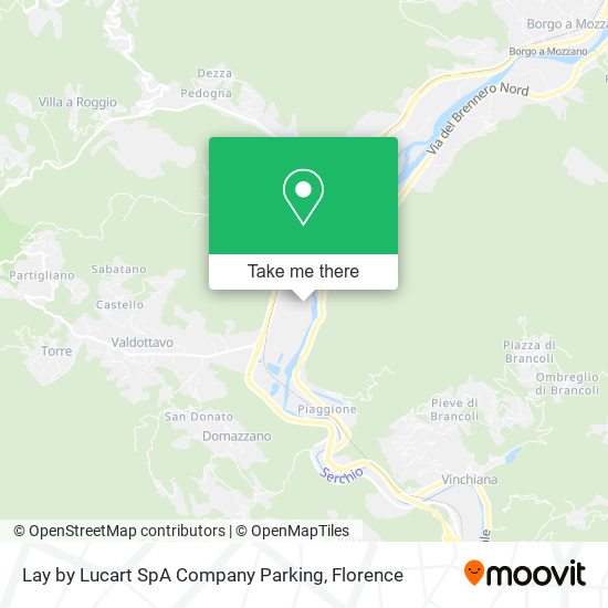 Lay by Lucart SpA Company Parking map