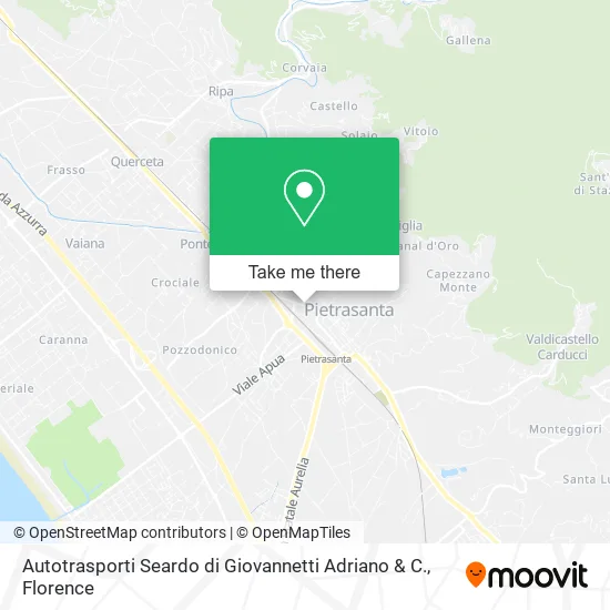 Autotrasporti Seardo di Giovannetti Adriano & C. map