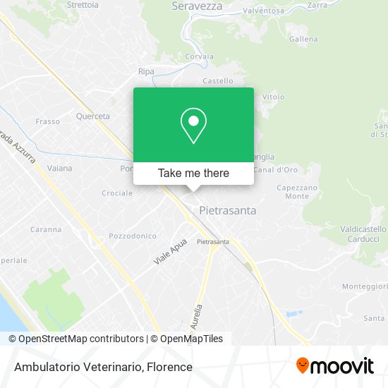 Ambulatorio Veterinario map